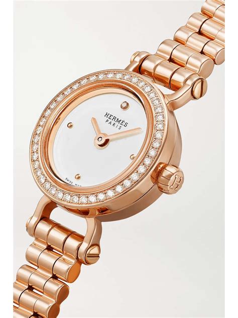 hermes watch rose gold|Hermes watches for sale.